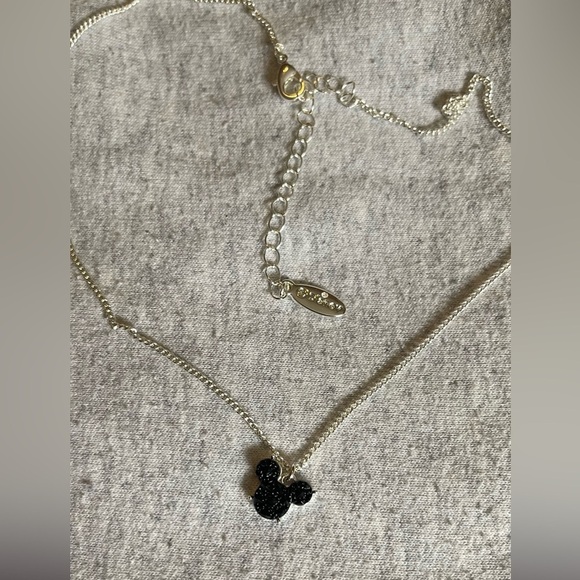 Disney Silver Necklace with Mickey Mouse Pendant - NWOT - Picture 2 of 4